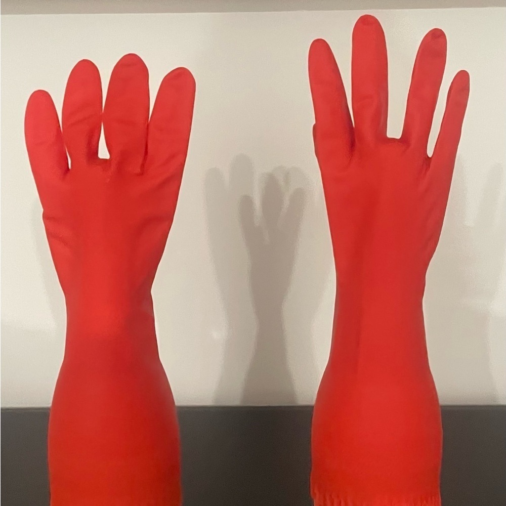 NWT MR.SIGA Reusable Dish Washing Gloves with Copper Nanoparticles, Latex Gloves - Picture 4 of 7